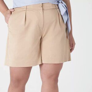 Lane Bryant Size 22 Chino Shorts Tan